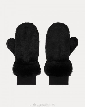 Moose Knuckles Cheever Mittens Naisten Käsineet Mustat | 37RMWZVHO