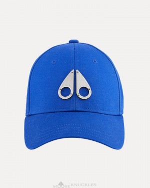 Moose Knuckles Fashion Logo Icon Cap Naisten Baseball caps Cobalt | 27TFZRXLN