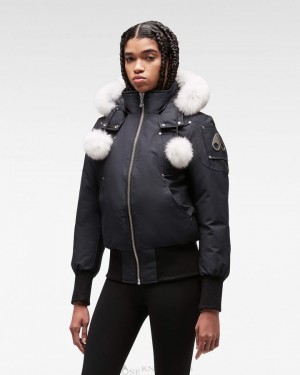 Moose Knuckles Original Debbie Bomber Fur Naisten Bomber Takki Laivastonsininen | 14SGFUYXJ