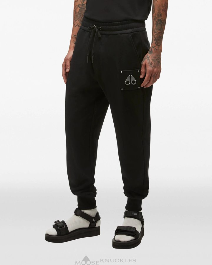 Moose Knuckles Brooklyn Jogger Miesten Suorat Housut Mustat | 74IYKGHQR