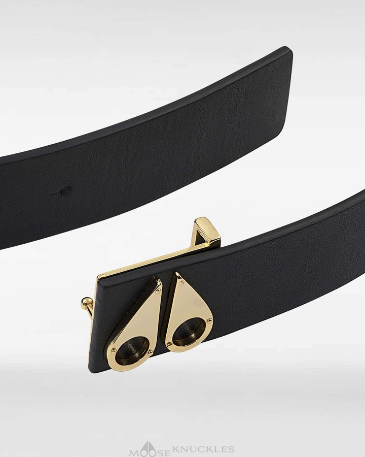 Moose Knuckles Logo Icon Belt Miesten Vyö Kultaiset | 36HCWLBEV