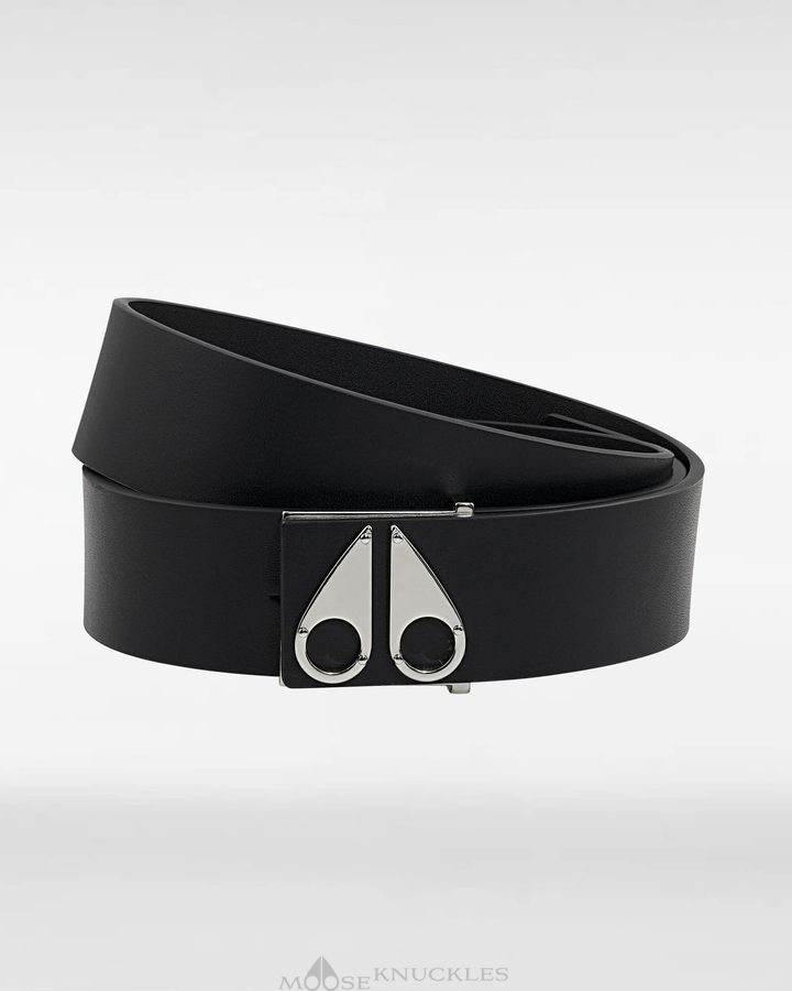 Moose Knuckles Logo Icon Belt Miesten Vyö Hopea | 38XCHGZRF