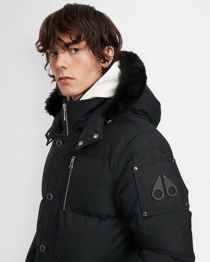 Moose Knuckles Original 3q Jacket Shearling Miesten Takit Laivastonsininen Mustat | 71GYQXDRF