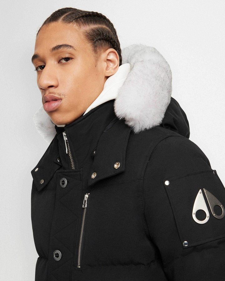 Moose Knuckles Original 3q Jacket Shearling Miesten Takit Mustat | 08JXHFPDG