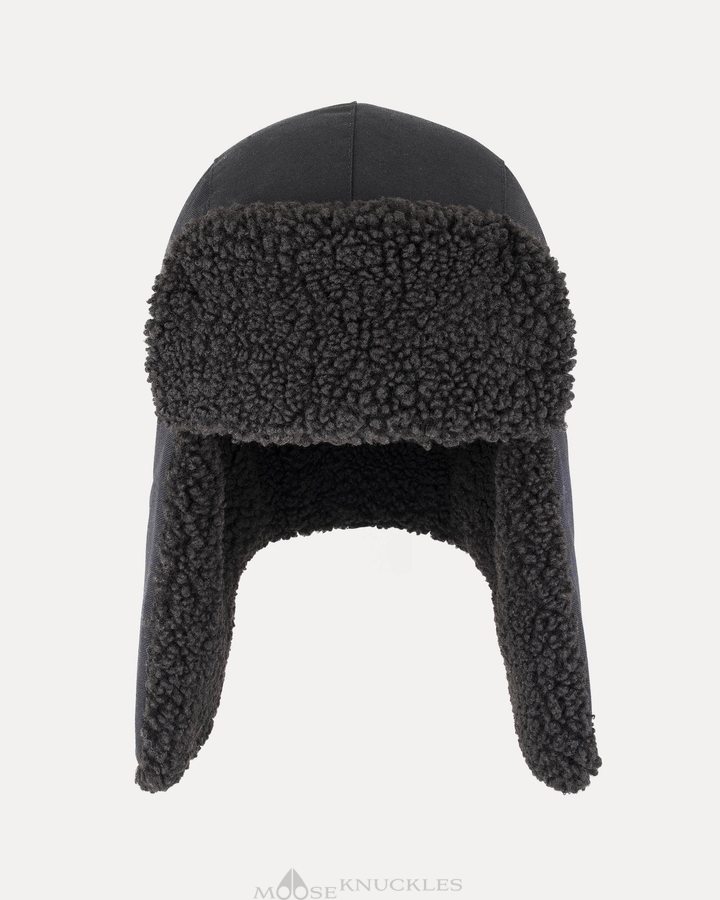 Moose Knuckles Quebec Trapper Hat Miesten Hattu Mustat | 64DZROEQS