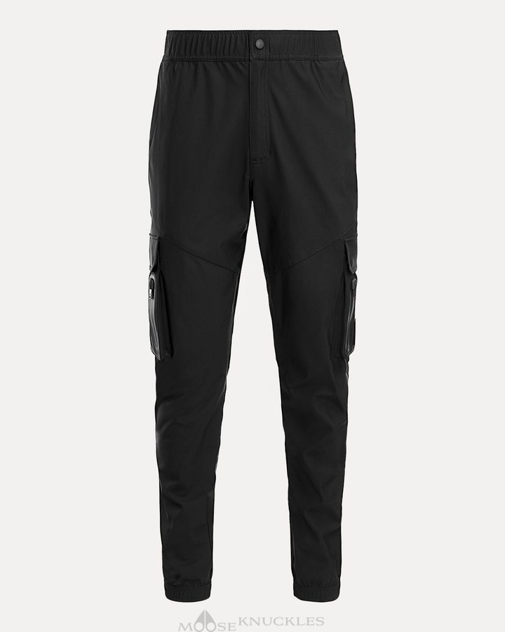 Moose Knuckles Sussex Pant Miesten Suorat Housut Mustat | 20JXAUNWK